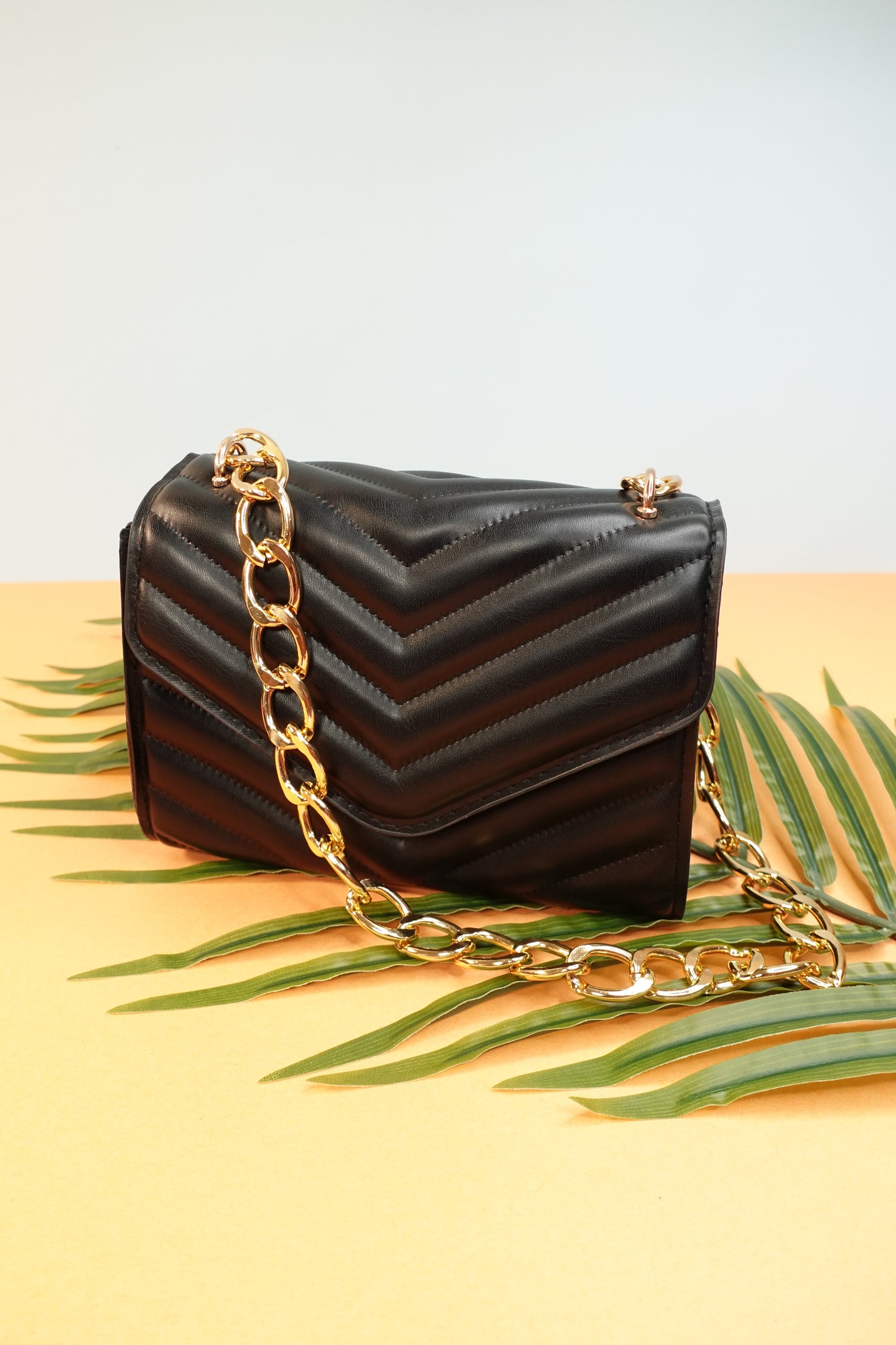 'Alexis' Pattern Chain Bag