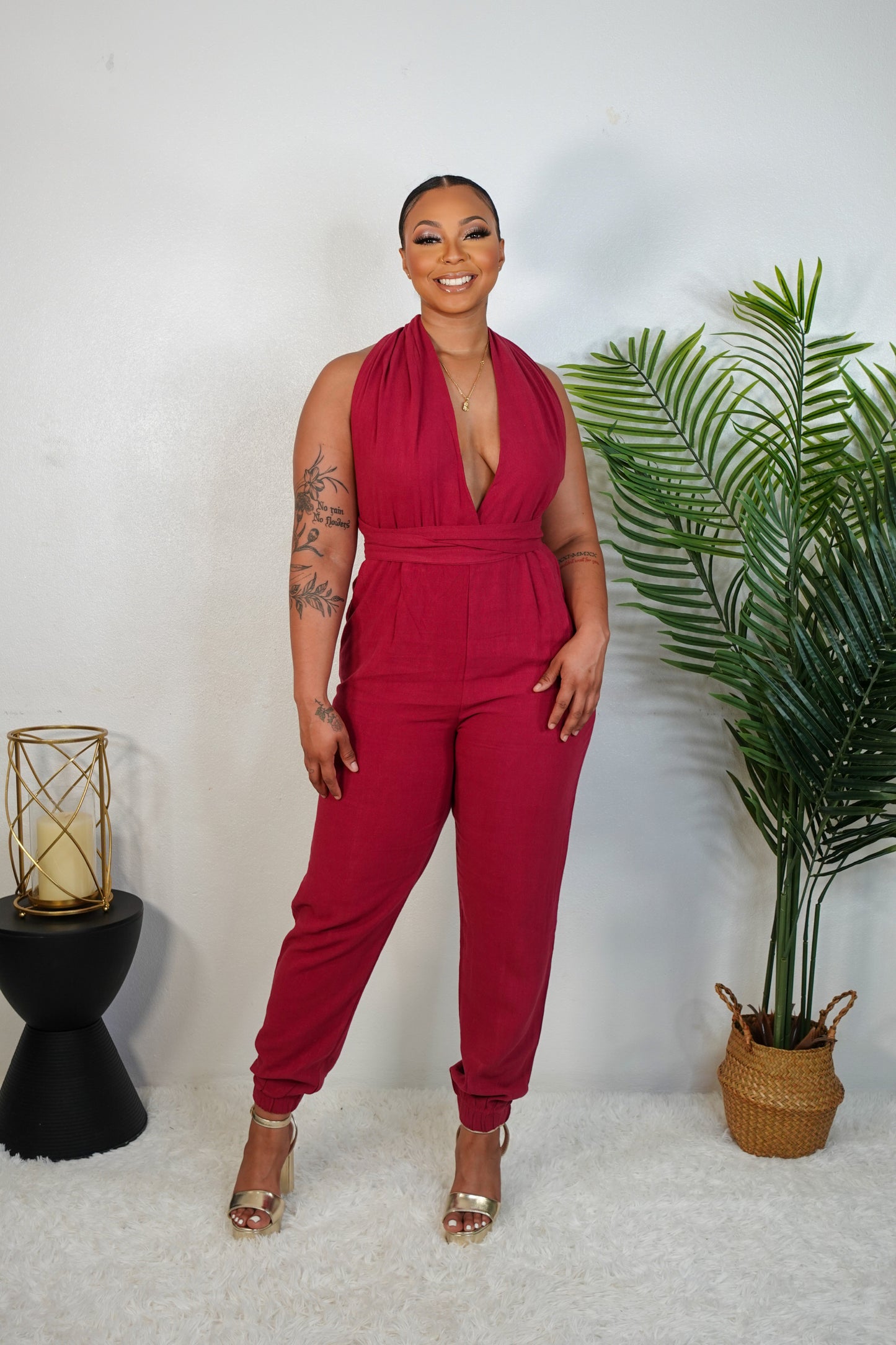 'Sangria' Jumpsuit