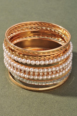 GOLD BANGLE BRACELETS