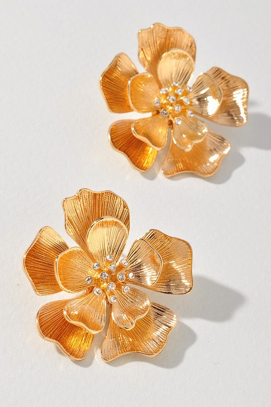 FLOWER STUD EARRINGS