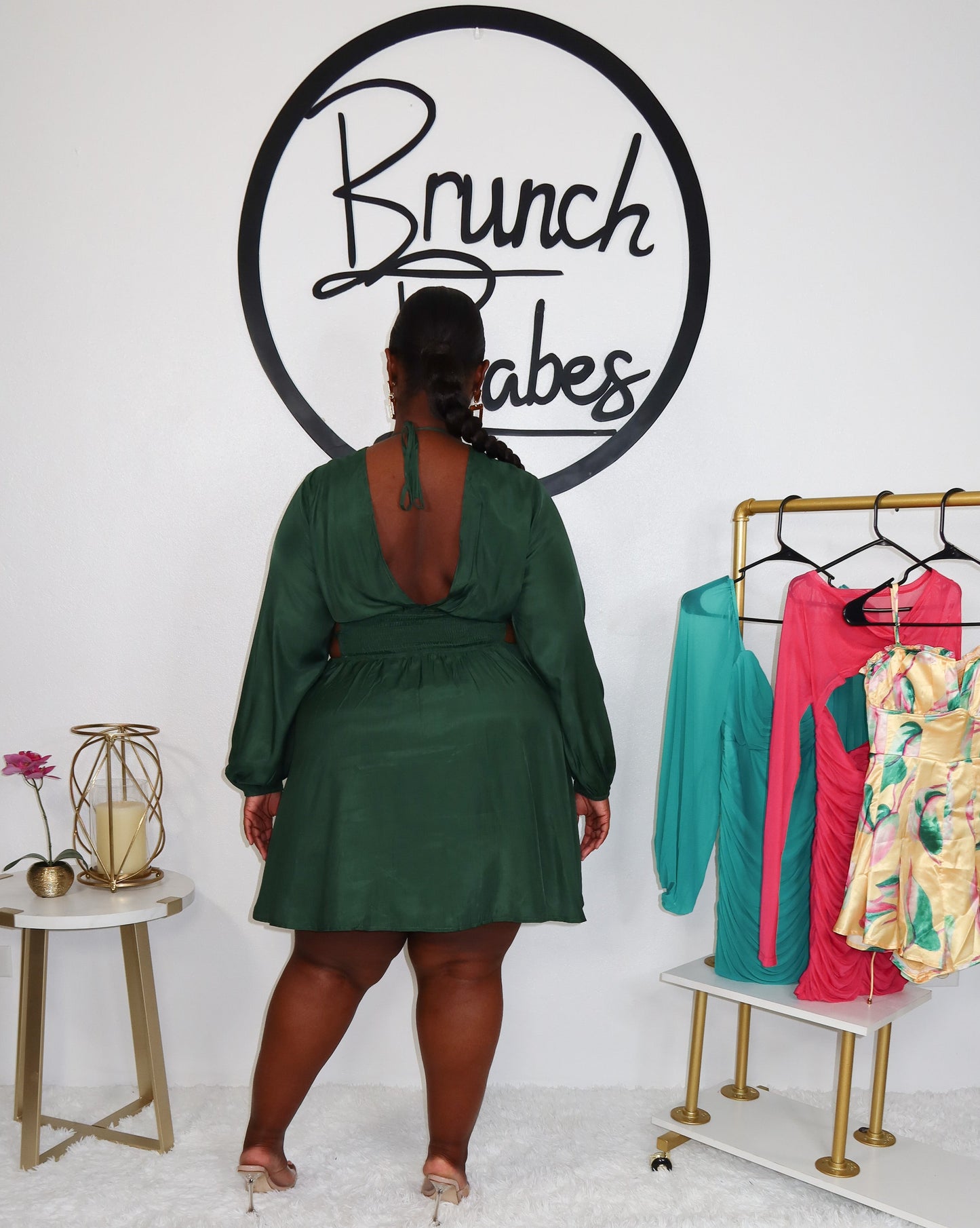 'Brunch Plz' A-line Dress