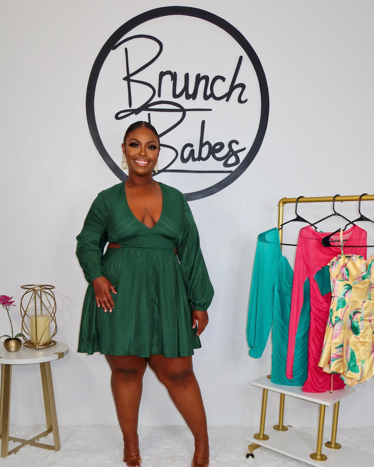 'Brunch Plz' A-line Dress