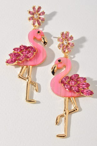 FLAMINGO EARRINGS